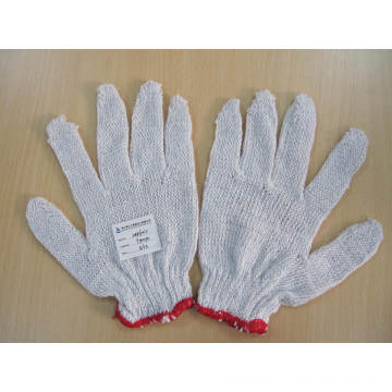 Gants de travail légers en coton blanc, bleu, 24 g